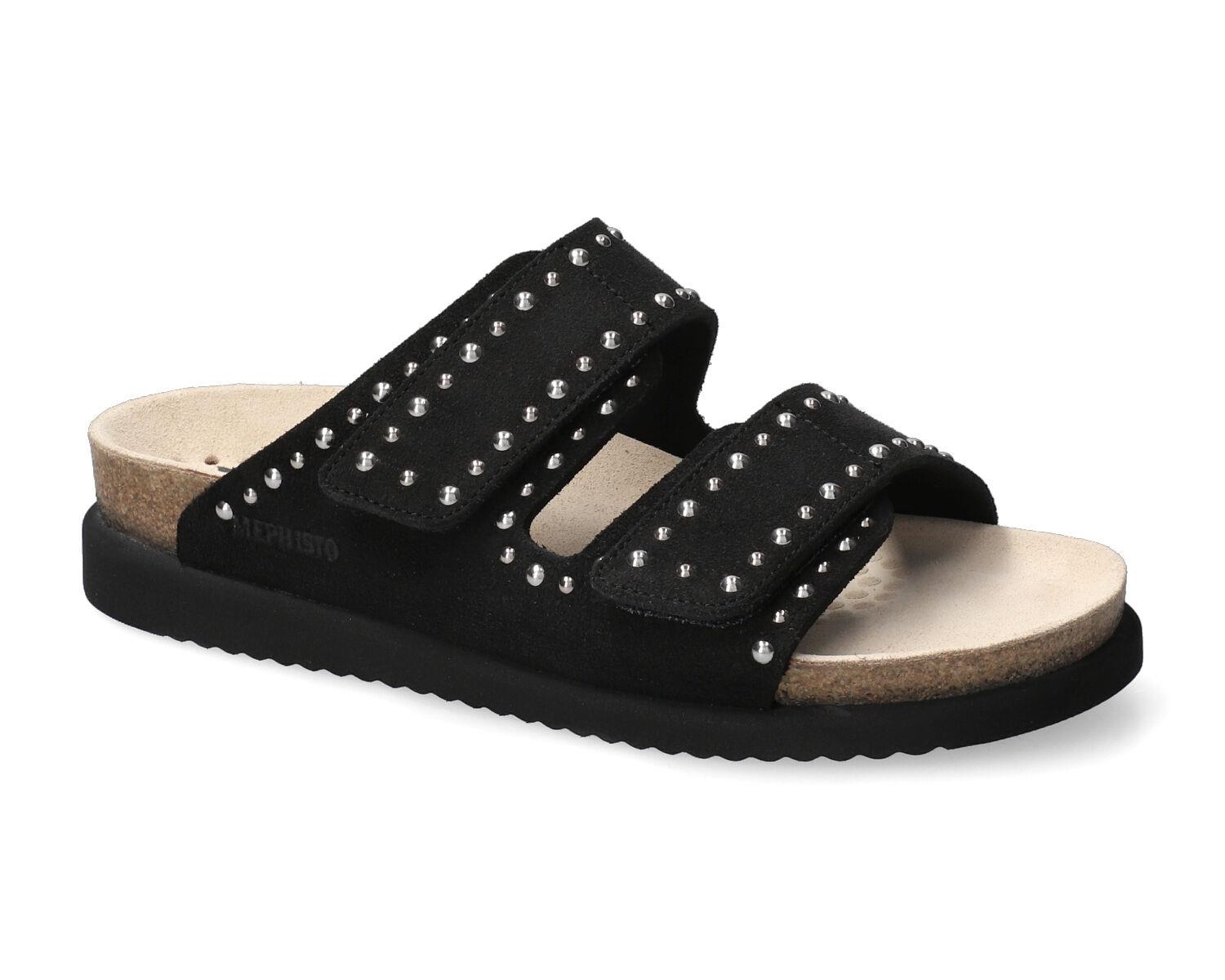 mules femme modèle Hestelle Noir - Mephisto